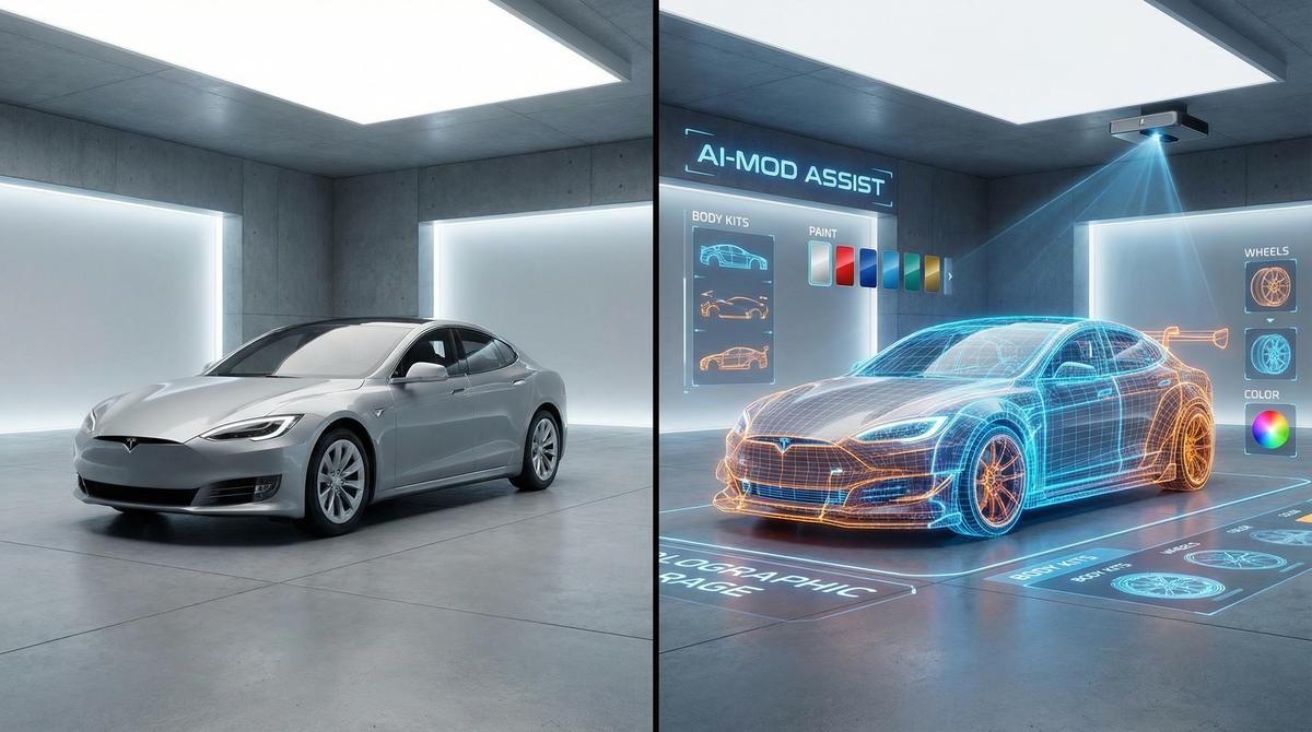 探花AI汽车改装视频技术